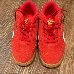 Reebok Classic Red and White Sneakers